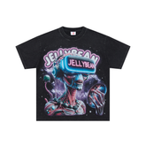 Jellybean VR Alien UFO Cosmic Galaxy Oversized Tee