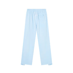 Roughplay Rhinestone Split‑Hem Loose Joggers