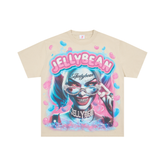Jellybean Retro Clown Hammer Oversized Tee