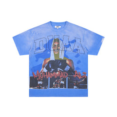 DUAA Retro Ali Boxing Hollow‑Stitch Oversized Tee