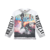 Roughplay Gradient Statue Long‑Sleeve Tee
