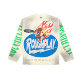 Roughplay Flame Angel Baby Oversized Long‑Sleeve Tee