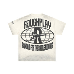 Roughplay Cartoon Rabbit Rhinestone Oversized Tee