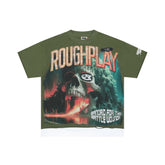 Roughplay Skull Forest Rhinestone Oversized Tee