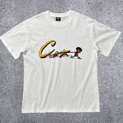 Corteiz CRTZ "Alcatraz" Graphic Heavyweight Tee | White Corteiz Streetwear T-Shirt