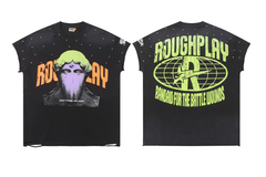 Roughplay Studded Sculpture Portrait Oversized Tank Top