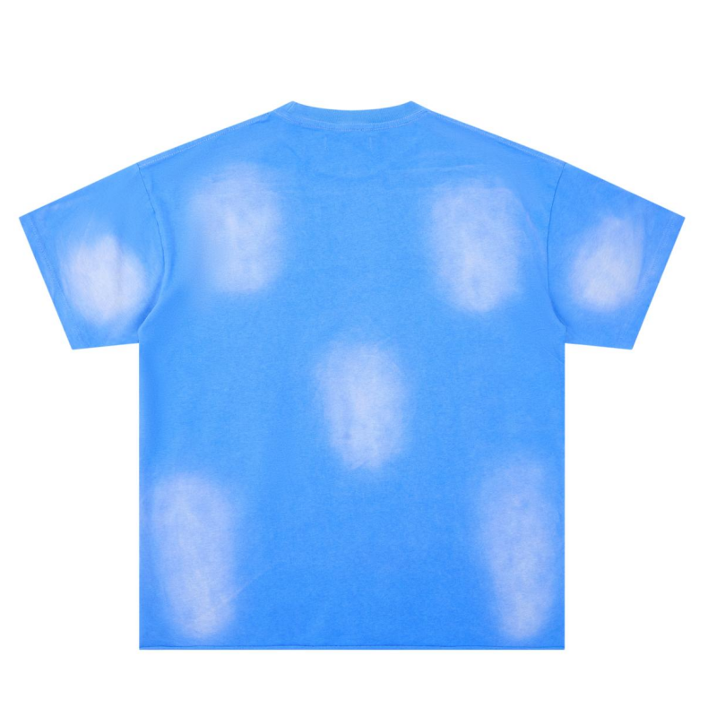 DUAA Retro Salsa Queen Portrait Tie‑Dye Oversized Tee