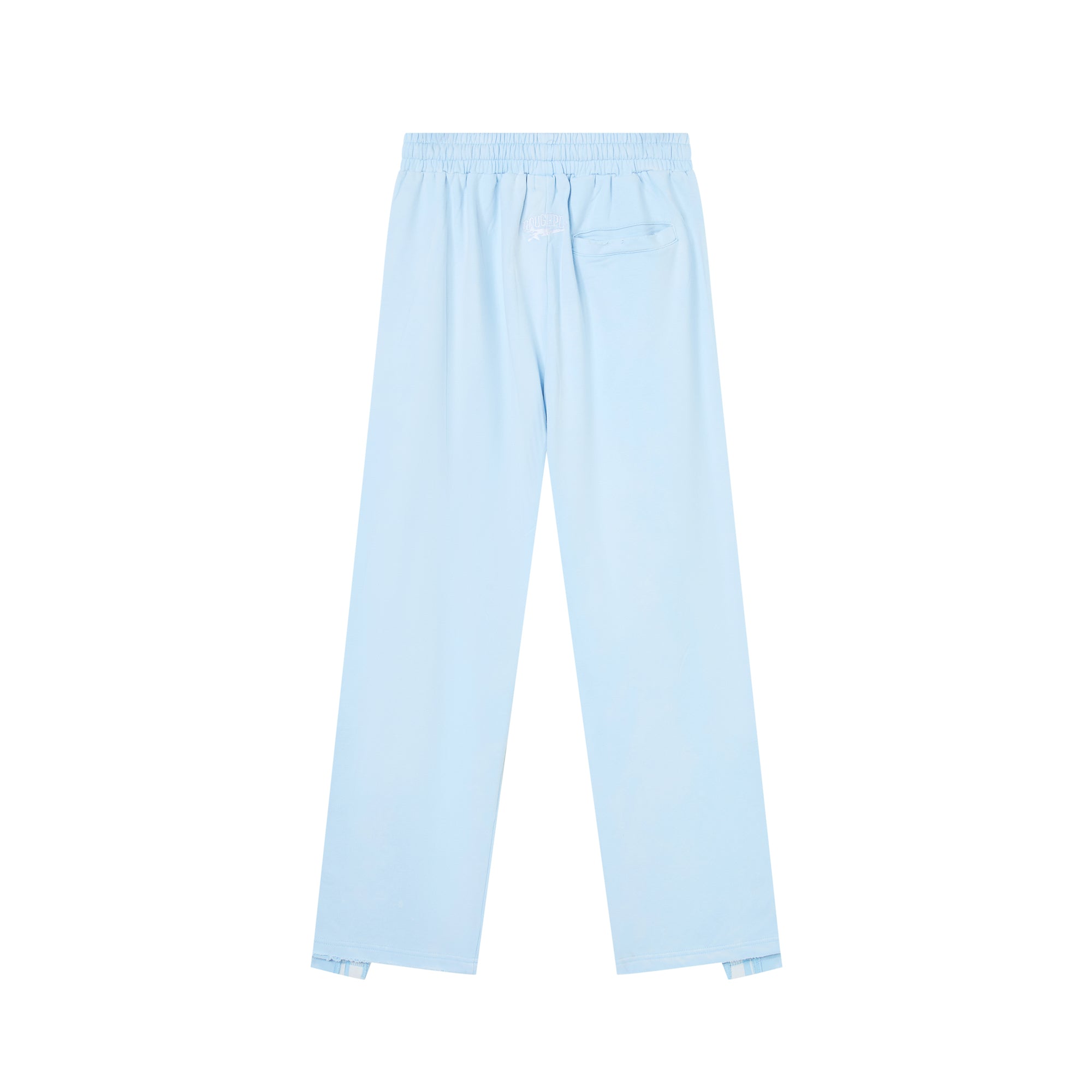 Roughplay Rhinestone Split‑Hem Loose Joggers