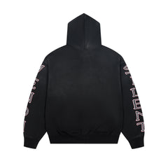 DUAA Silent Venom Panther Snake Graphic Zip‑Up Hoodie
