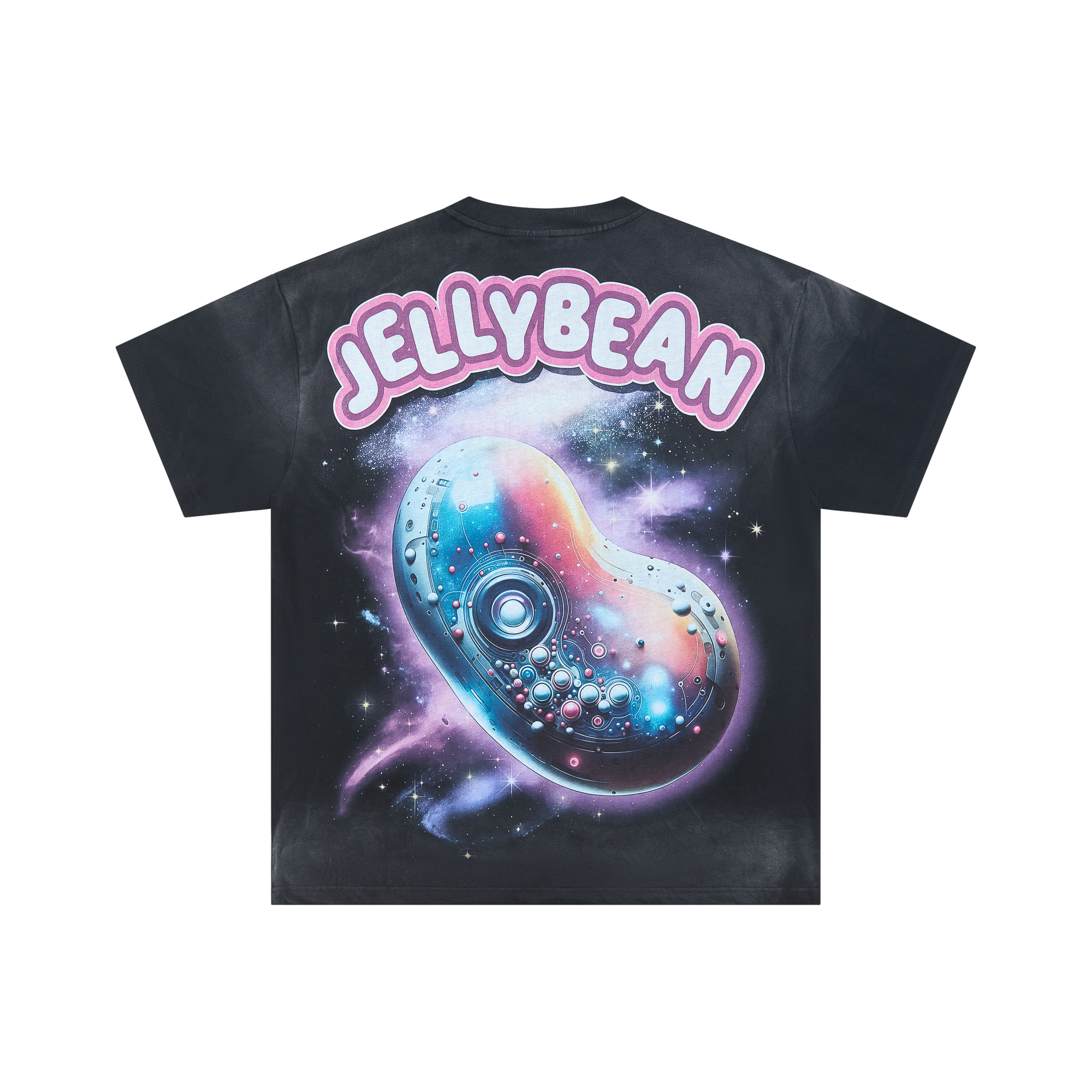 Jellybean VR Hooded Man Galaxy Oversized Tee