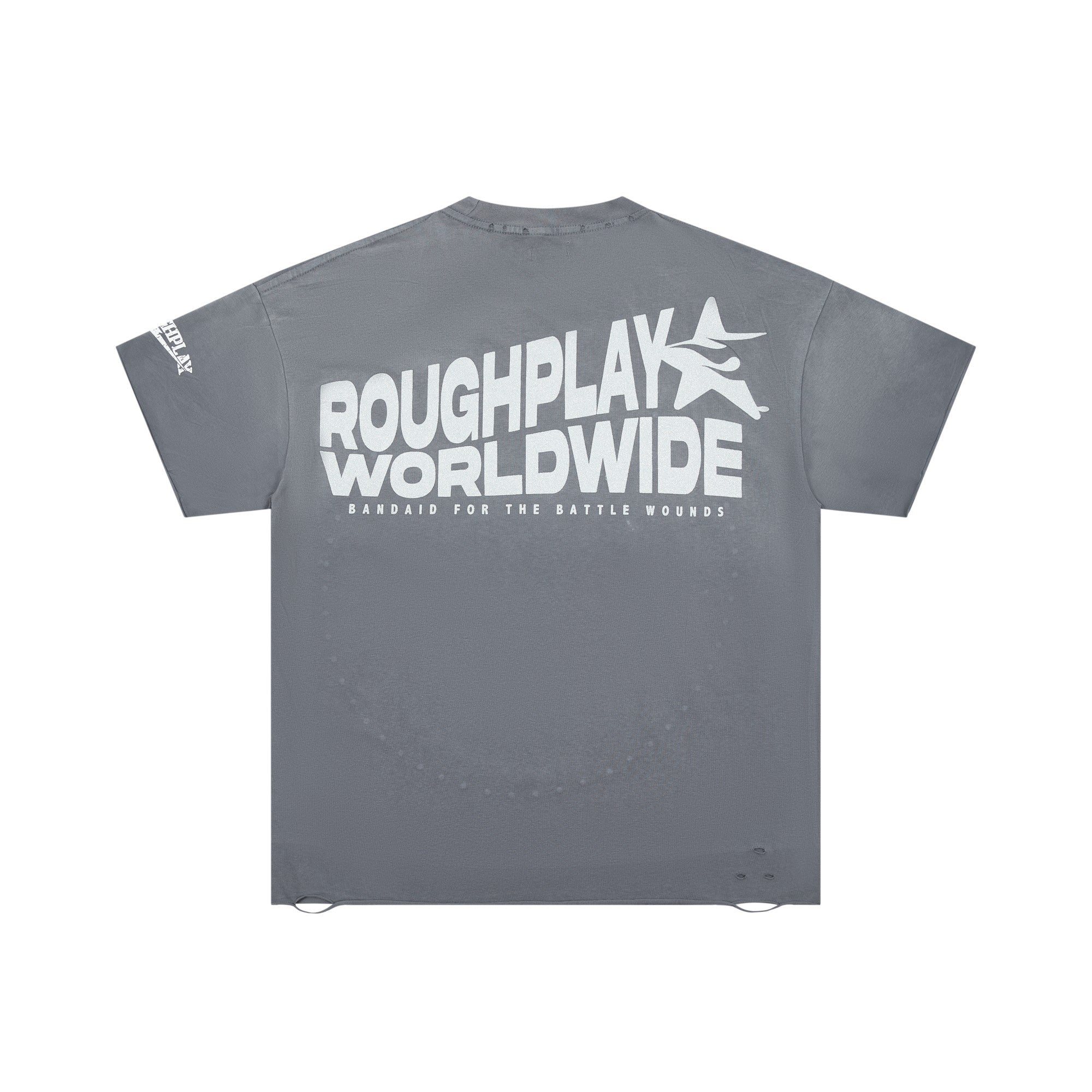 Roughplay Worldwide Teal Circle Logo Oversized Tee