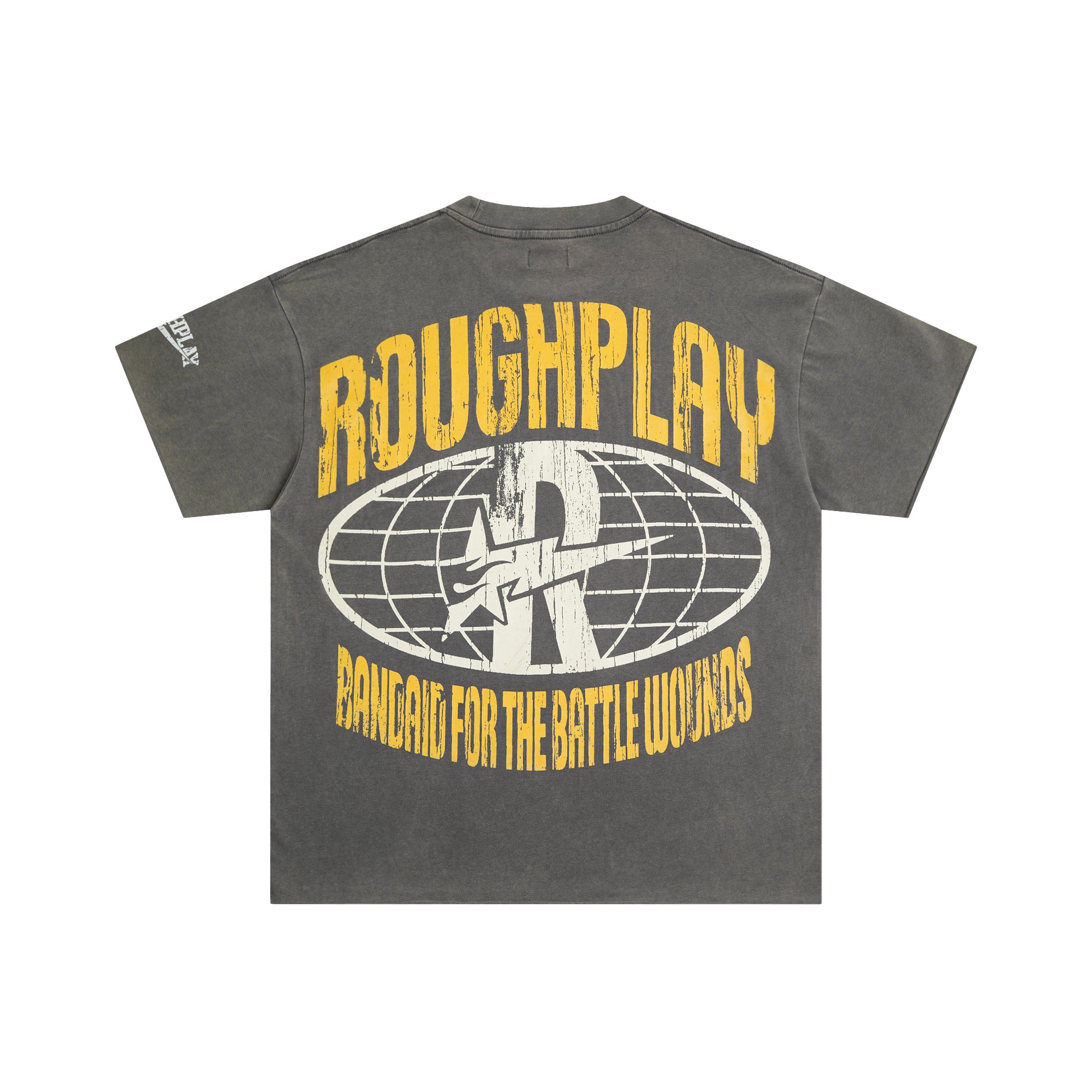 Roughplay Skeleton Eyeball Rhinestone Oversized Tee