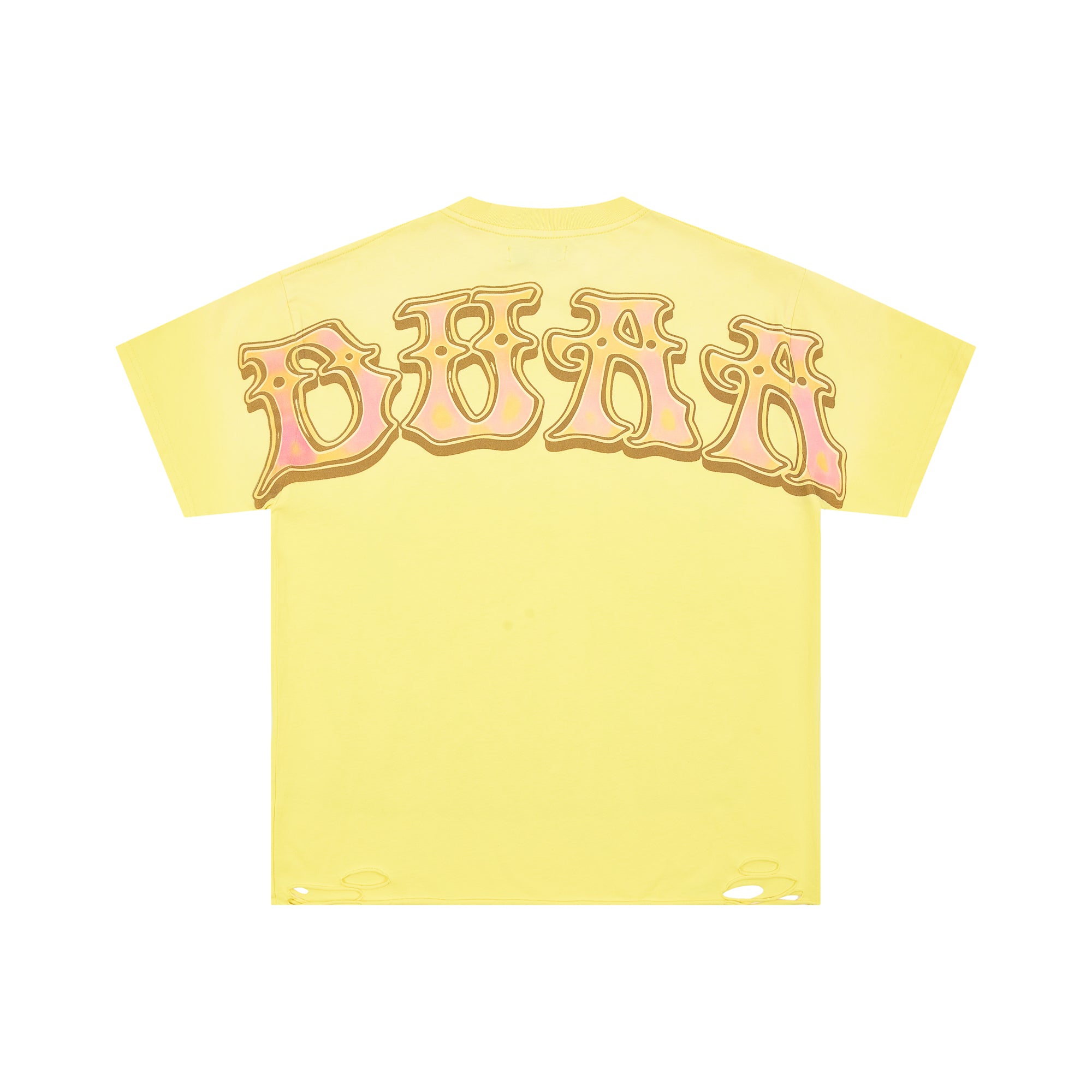 DUAA Distressed Earth Peace Sign Y2K Oversized Tee