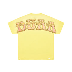 DUAA Distressed Earth Peace Sign Y2K Oversized Tee