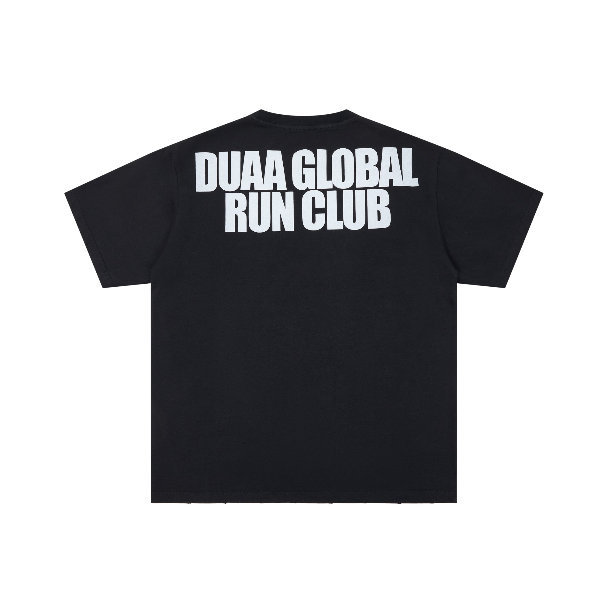 DUAA Cartoon Bird Global Run Club Rhinestone Oversized Tee