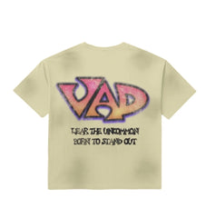 Vare All Day Vintage‑Washed UFO Alien Graphic T‑Shirt