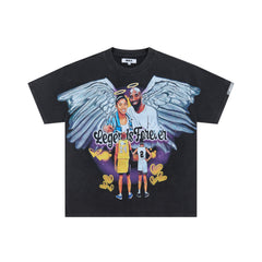 DUAA Angel 24 Heart Oversized Tee