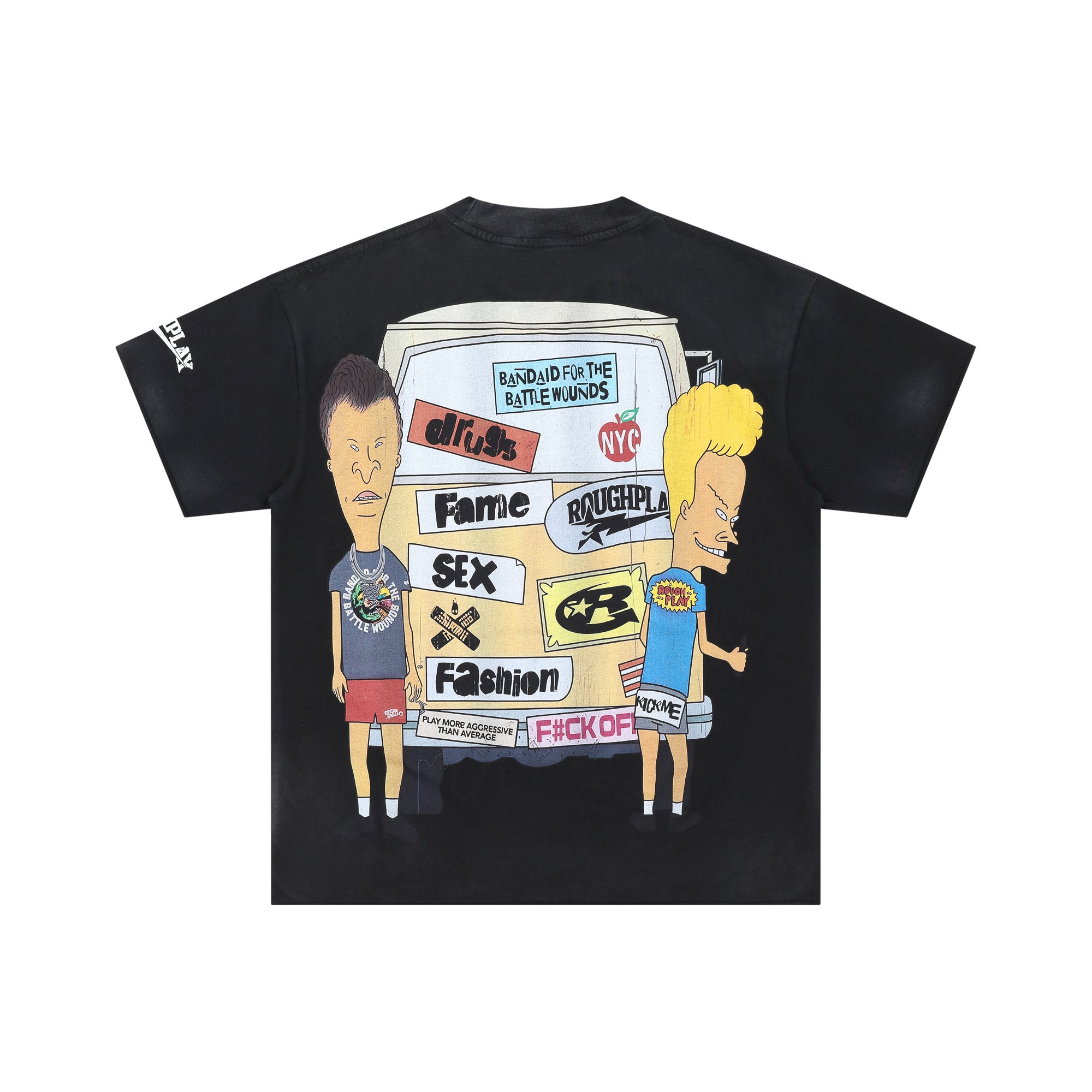 Roughplay Beavis and Butt‑Head Retro 90s Oversized Tee