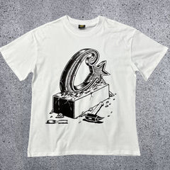 Corteiz CRTZ "Rules The World" Heavyweight Graphic Tee | White Streetwear T-Shirt