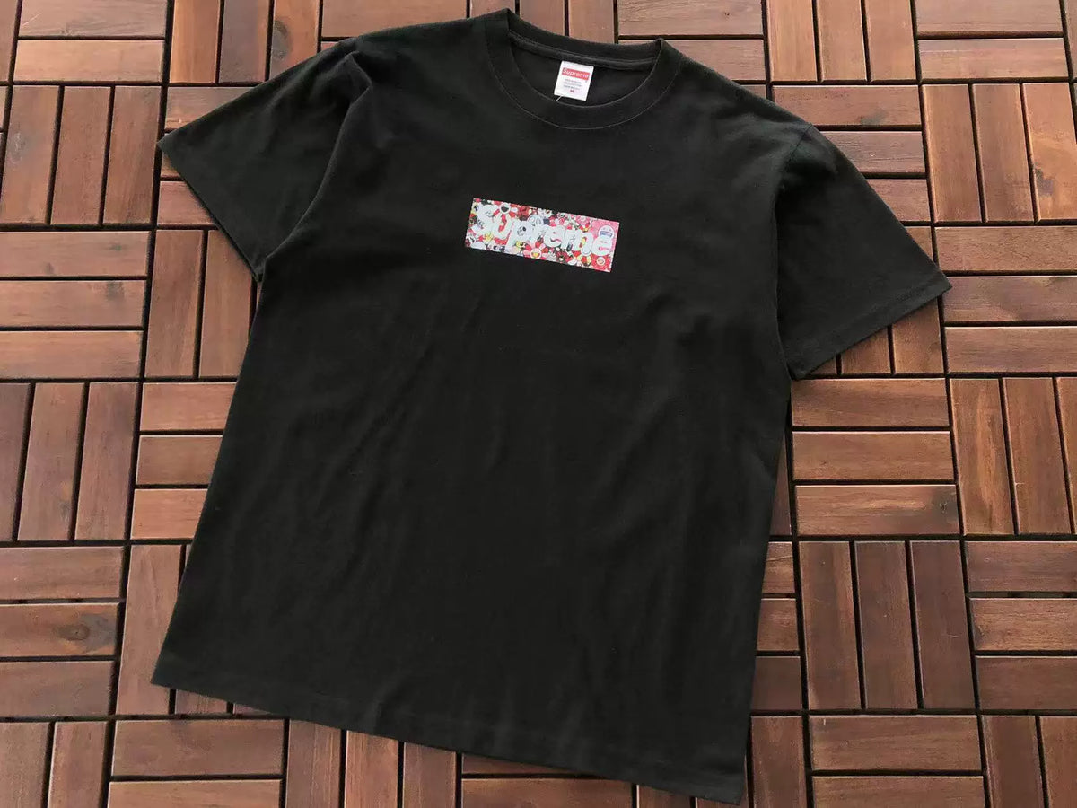 Supreme Floral Box Logo T-Shirt Black
