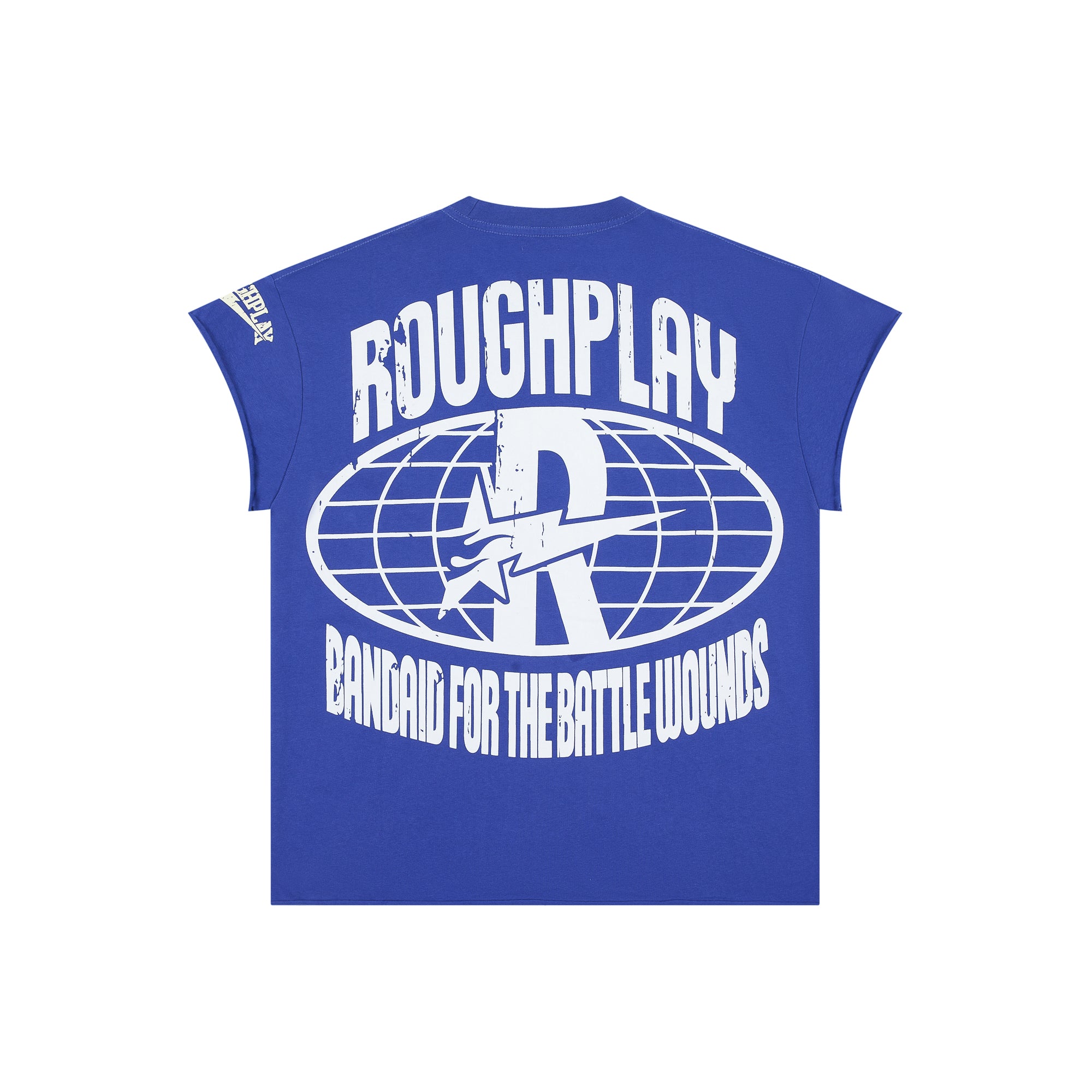 Roughplay Skeleton‑Mask Rhinestone Oversized Tank Top