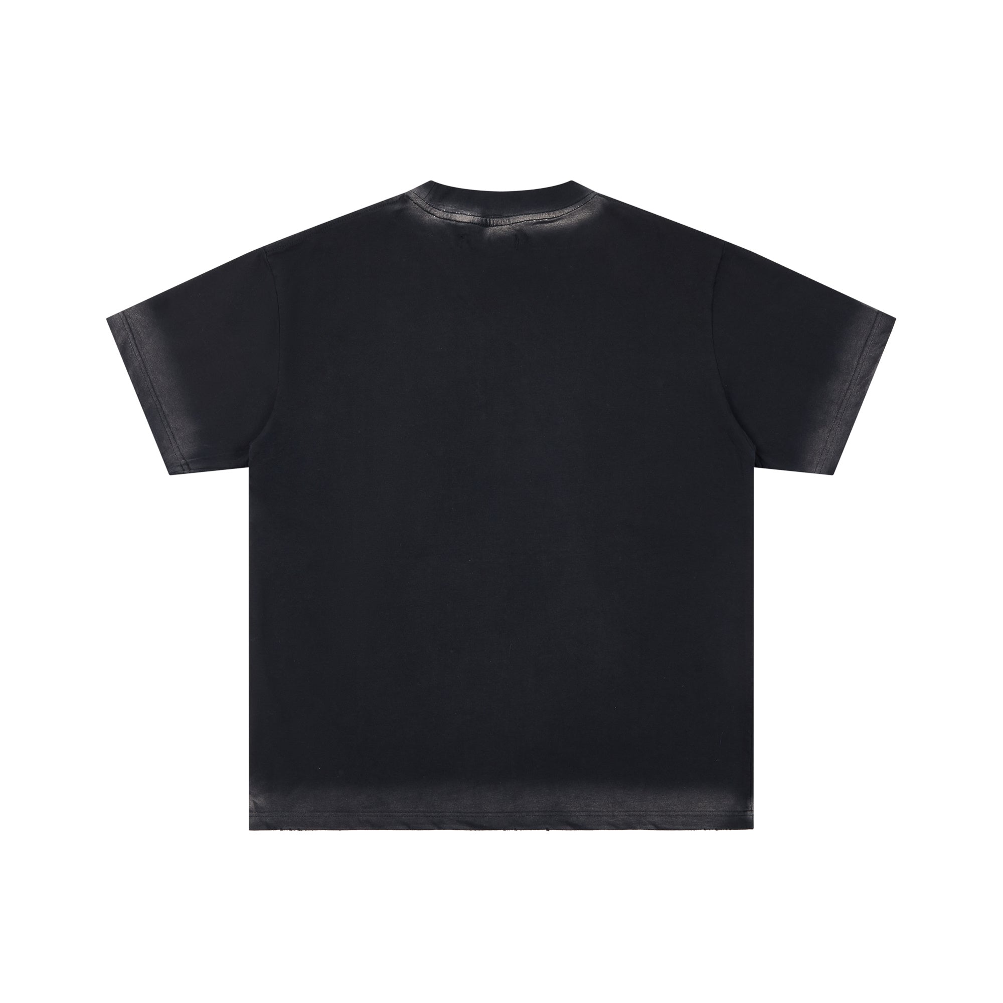 Duaa Black City Of Angels Cherub Graphic Oversized Tee