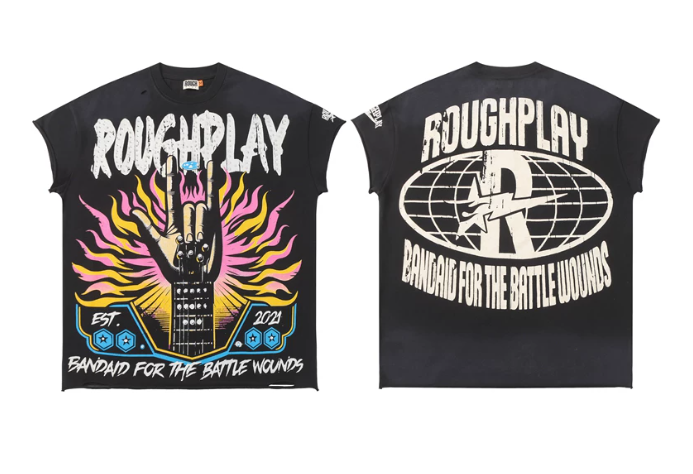 Roughplay Rock Guitar Cutoff Sleeveless Tee