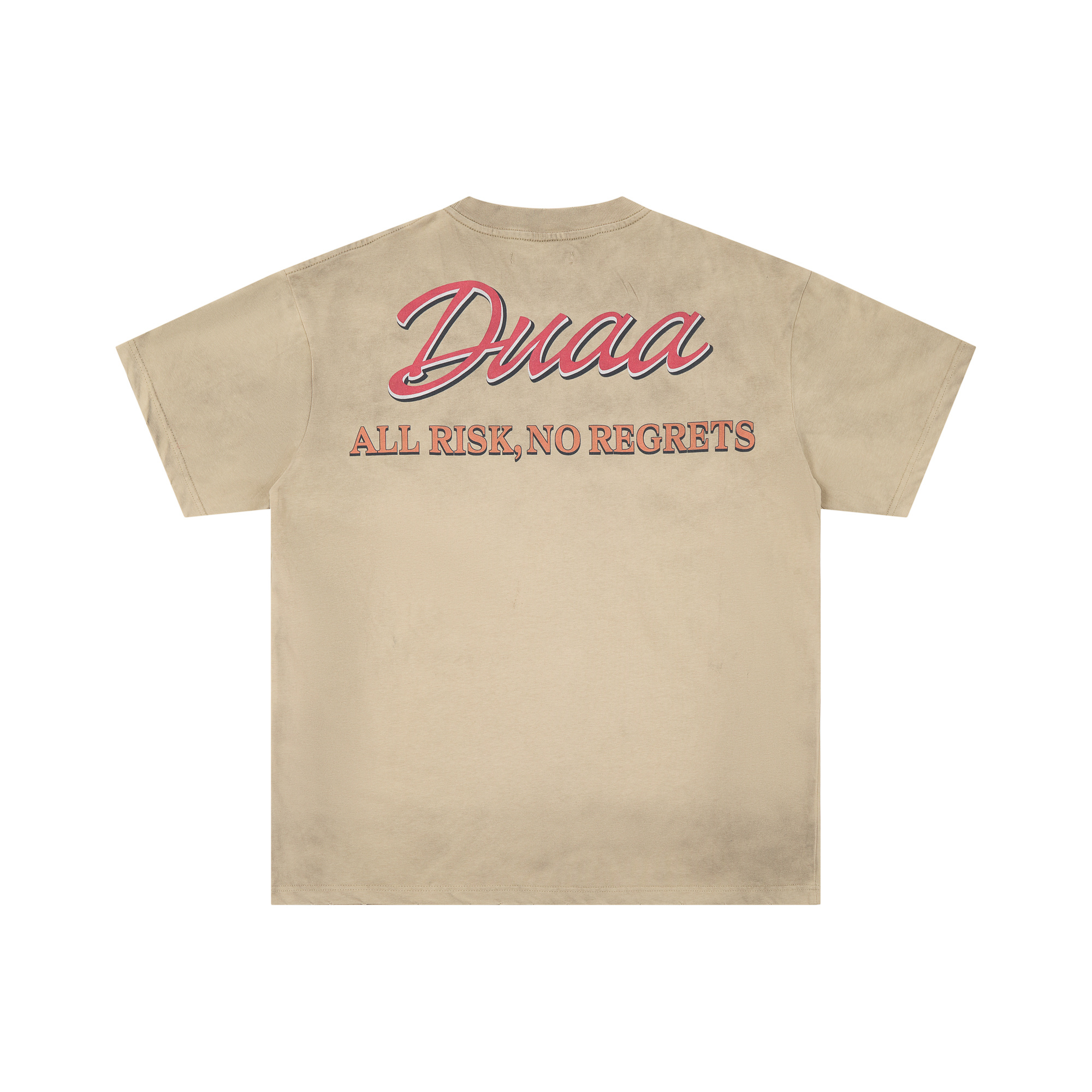 DUAA All Risk No Regrets Sunset Car Beach Oversized Tee