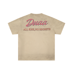 DUAA All Risk No Regrets Sunset Car Beach Oversized Tee