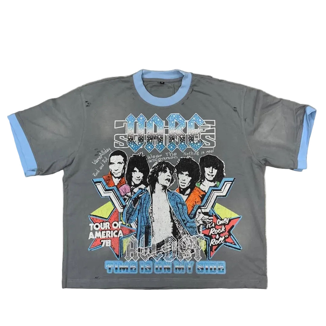 Vare All Day 1978 Vintage Rock Tour Ringer T‑Shirt